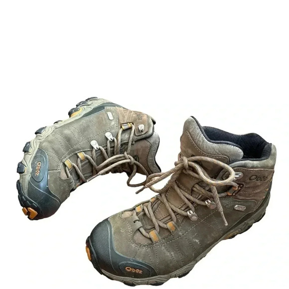Oboz Bridger Mid Waterproof Women’s Size US 9 Hikes Backpacking Nubuck leather - Picture 12 of 16